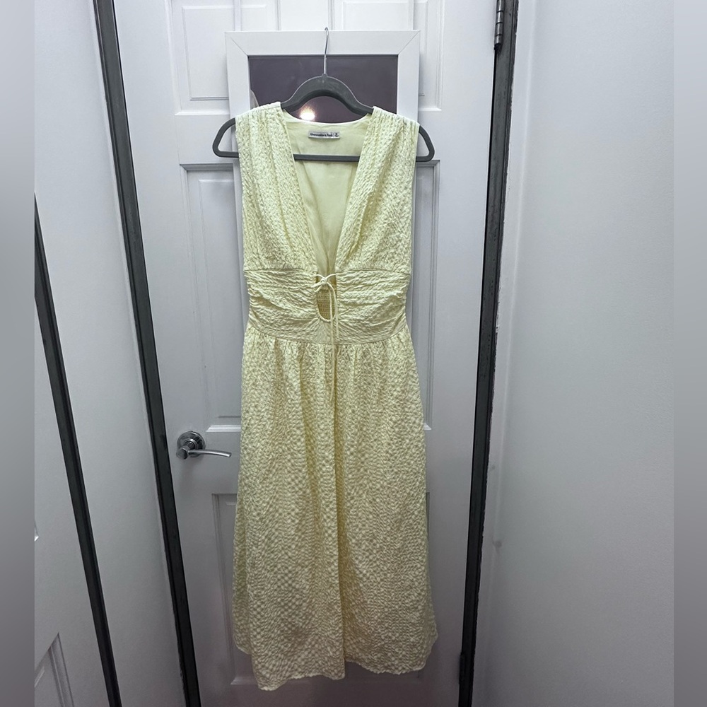 Abercrombie Seersucker Midi Dress - Picture 3 of 5